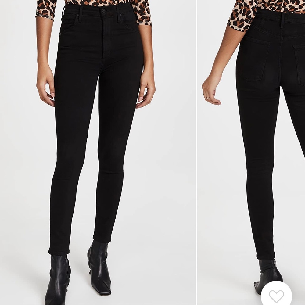 Citizens of humanity rocket jeans high rise skinny black 25